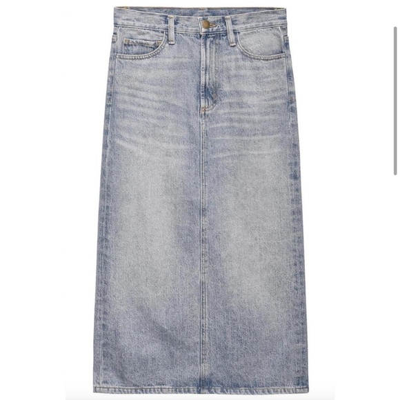 NEW THE GREAT. column skirt in monterey wash NWT SZ 29 - Picture 2 of 9